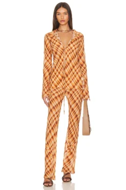 BEC + BRIDGE Floria Pants Golden Hour Check -Fashion Clothing BECA WP22 V4