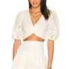 Ruby Crop Top Off White