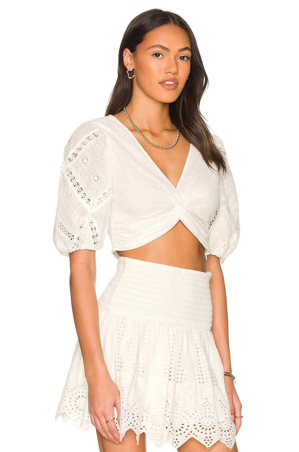 Ruby Crop Top Off White 2 Ruby Crop Top Off White - Image 2