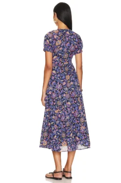 X REVOLVE Norma Dress Poppy Mallow Black 5 X REVOLVE Norma Dress Poppy Mallow Black -Fashion Clothing BJNA WD82 V3