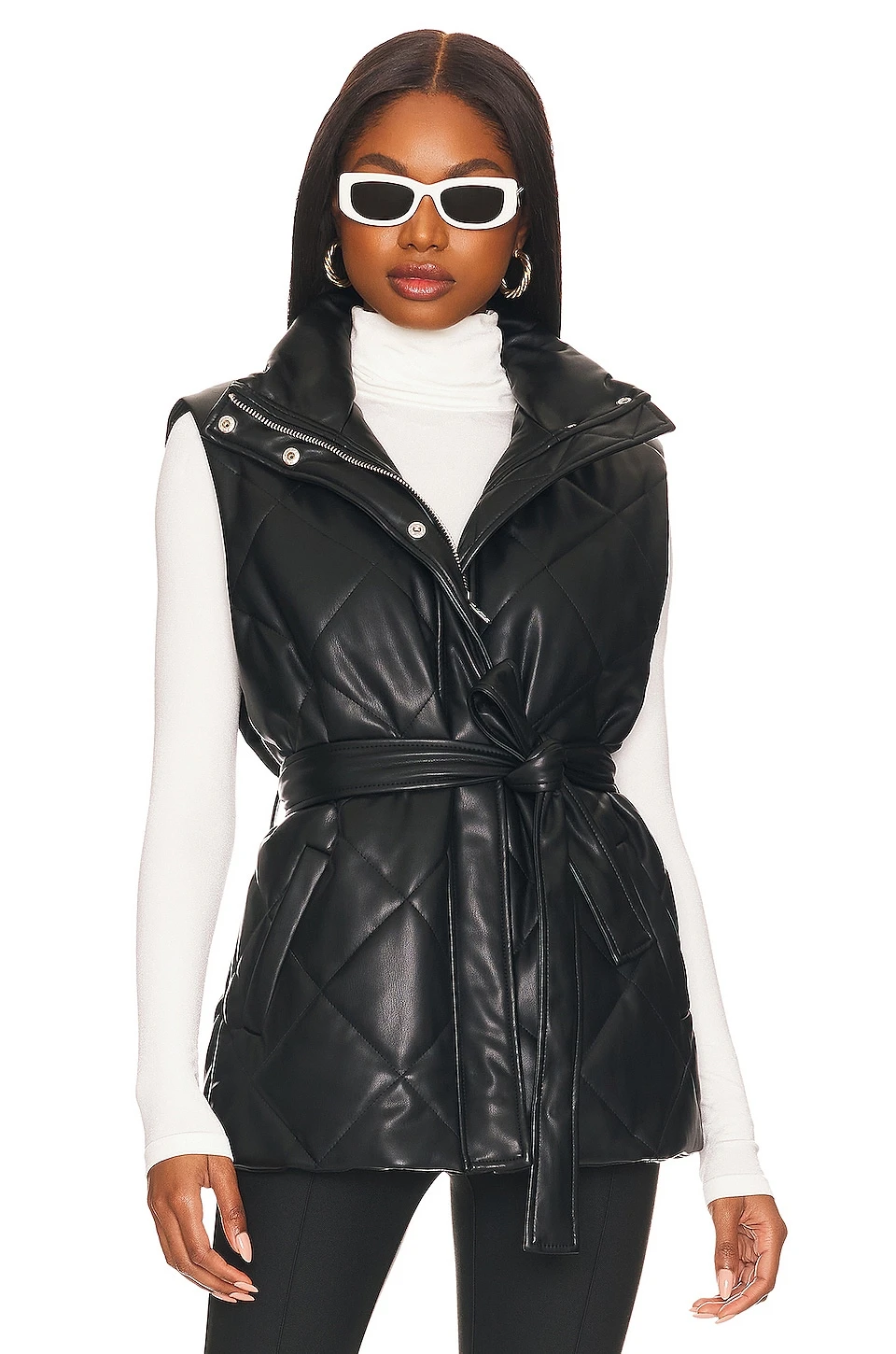 Faux Leather Vest Night Fever 1 Faux Leather Vest Night Fever