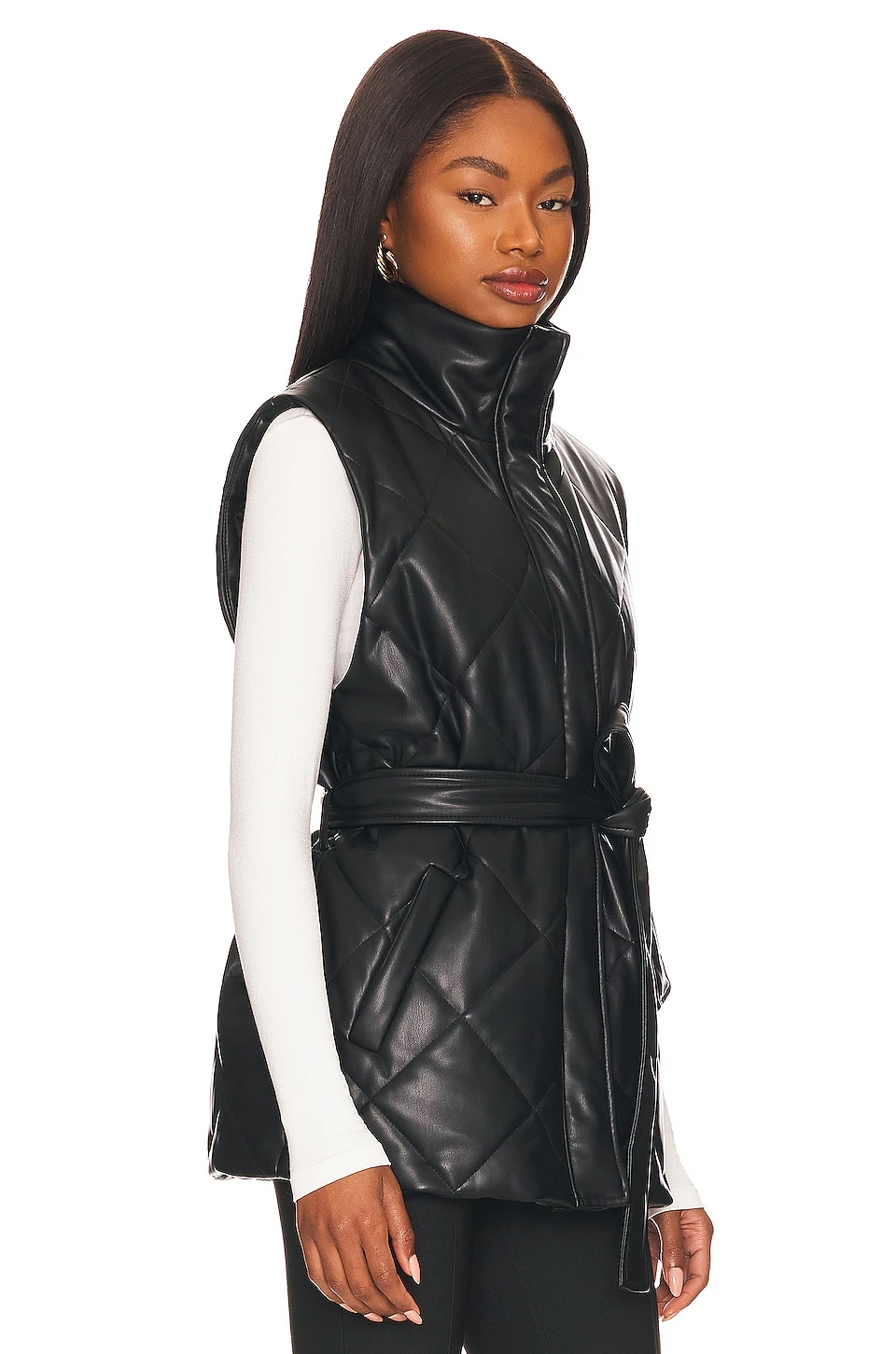 Faux Leather Vest Night Fever 3 Faux Leather Vest Night Fever - Image 3