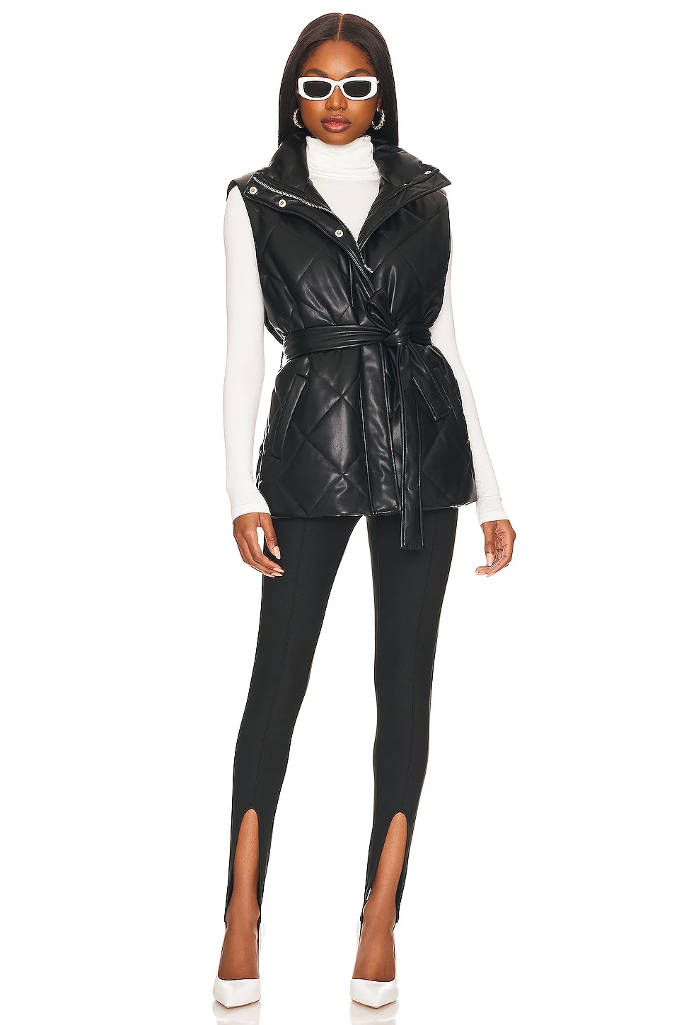 Faux Leather Vest Night Fever 5 Faux Leather Vest Night Fever - Image 5