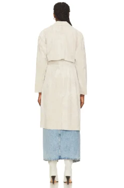 Suede Coat Iced Chai 8 Suede Coat Iced Chai -Fashion Clothing BLAN WO344 V4
