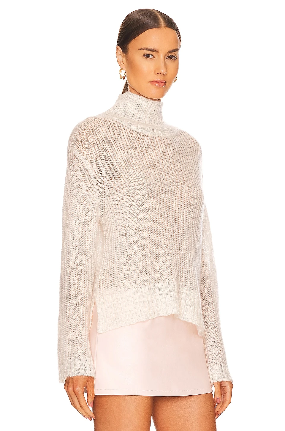 A Line Turtleneck Sweater Winter White 2 A Line Turtleneck Sweater Winter White - Image 2