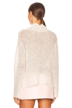 A Line Turtleneck Sweater Winter White 6 A Line Turtleneck Sweater Winter White -Fashion Clothing BLD WK34 V3