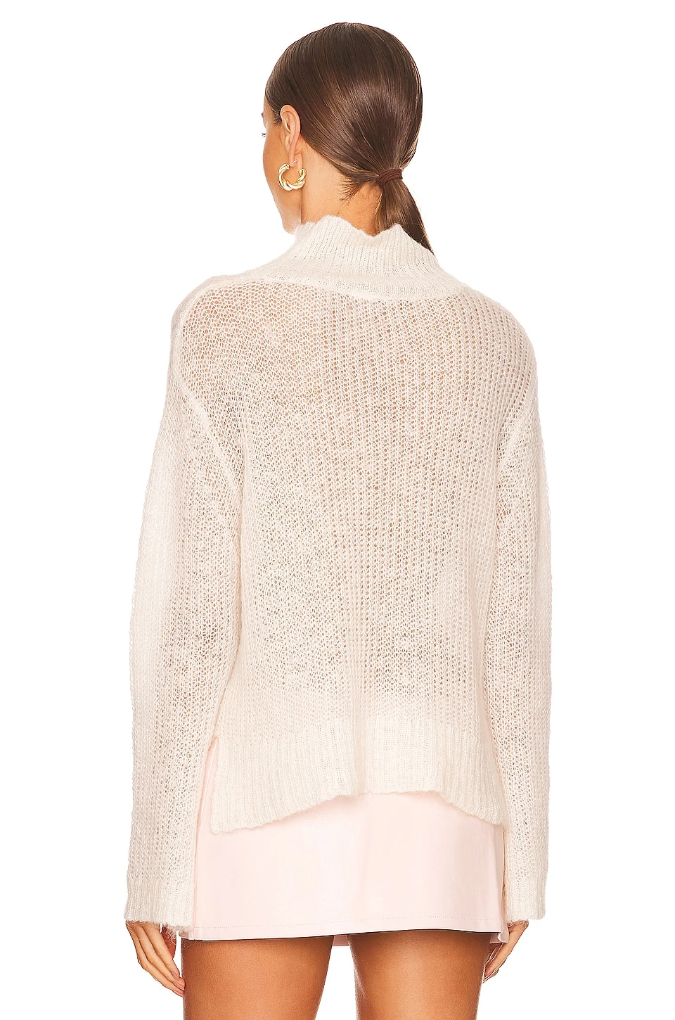 A Line Turtleneck Sweater Winter White 3 A Line Turtleneck Sweater Winter White - Image 3