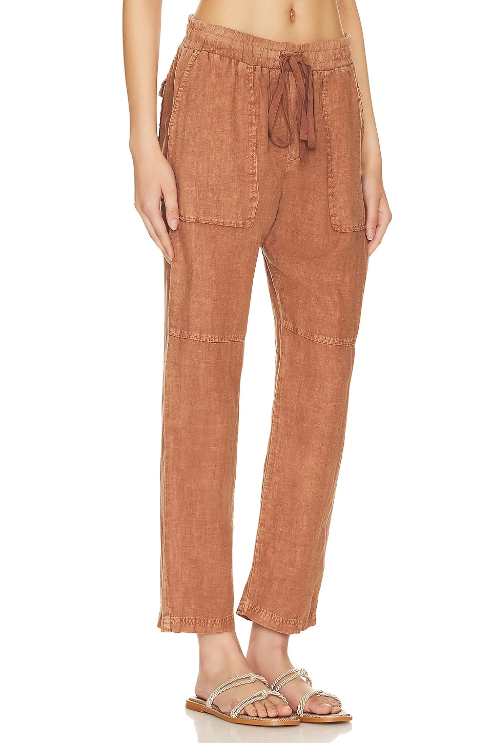 Utility Waist Trouser Terracotta Brown 2 Utility Waist Trouser Terracotta Brown - Image 2