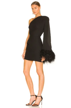 Fire Mini Dress Black -Fashion Clothing BROR WD340 V3