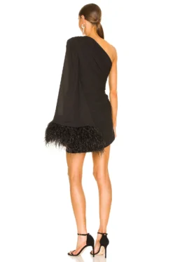 Fire Mini Dress Black -Fashion Clothing BROR WD340 V4