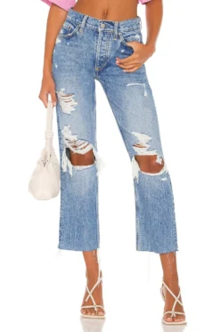 The Tommy High Rise Rigid Straight Angel Heart