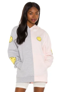 SMILEY Smile For Me Hoodie Pink