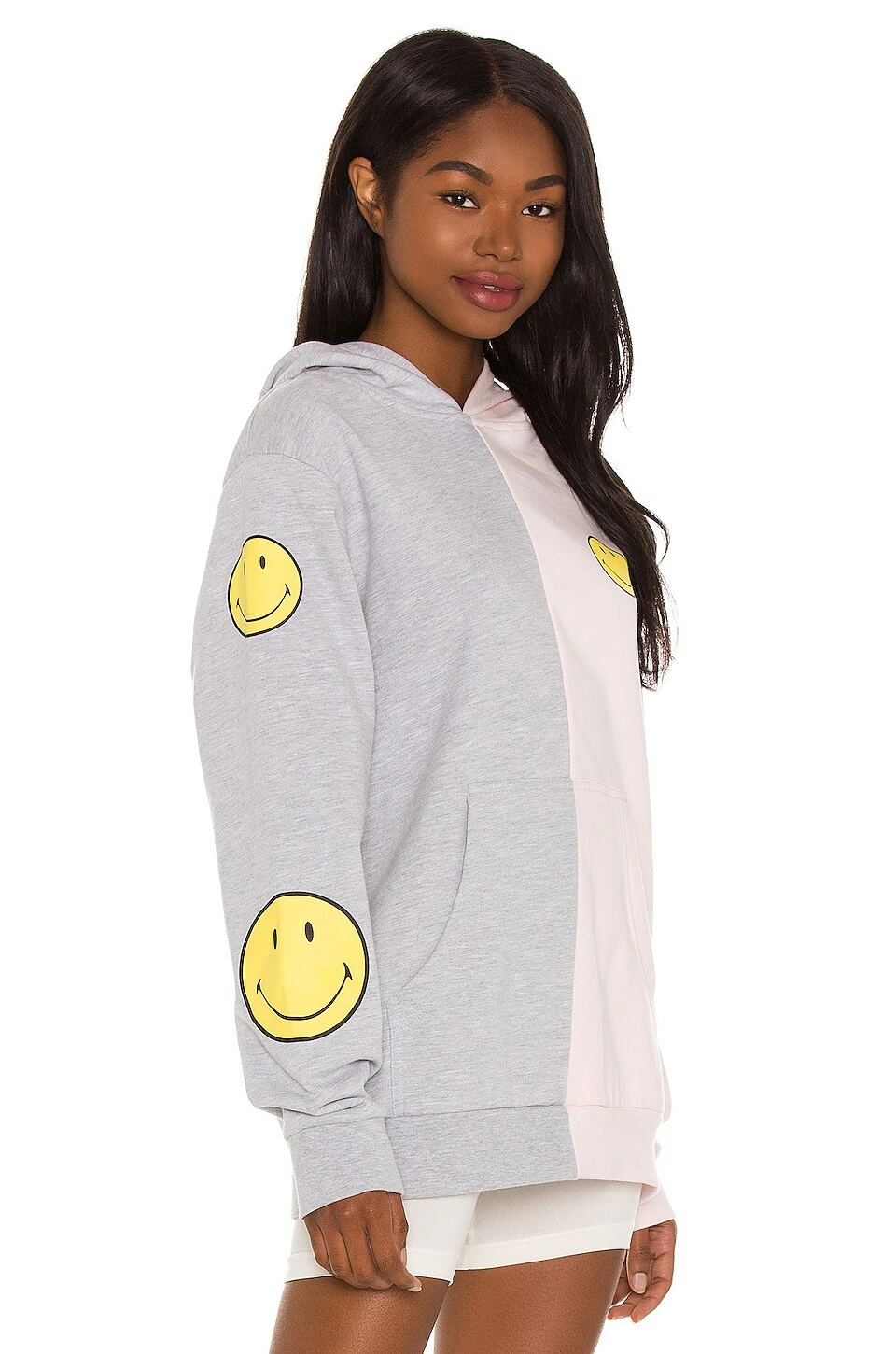 SMILEY Smile For Me Hoodie Pink 2 SMILEY Smile For Me Hoodie Pink - Image 2