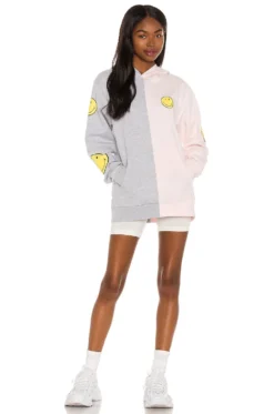 SMILEY Smile For Me Hoodie Pink 9 SMILEY Smile For Me Hoodie Pink -Fashion Clothing BYSR WK33 V5