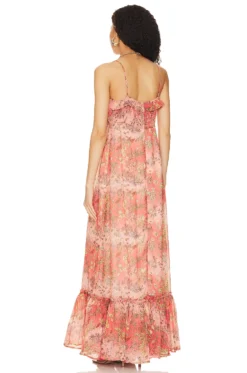 Chiffon Strap Dress Bright Field 5 Chiffon Strap Dress Bright Field -Fashion Clothing BYTR WD6 V3