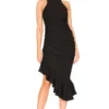 Cinq A Sept Willa Midi Dress Black
