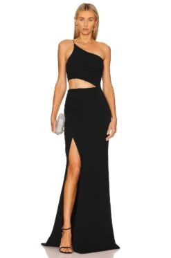 Cinq A Sept Sandra Gown Black -Fashion Clothing CINR WD281 V1 1