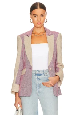 Cinq A Sept Lana Blazer Canyon Rose & Light Acorn