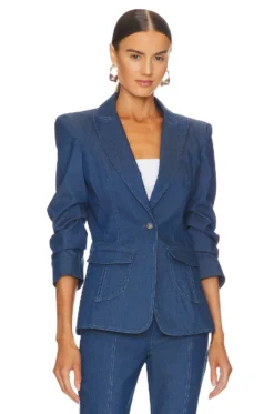 Cinq A Sept Louisa Jacket Aegean Blue