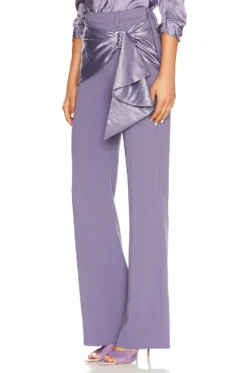 Cinq A Sept Kent Pant Lilac Grey -Fashion Clothing CINR WP38 V3
