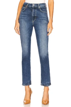 CITIZENS OF HUMANITY Charlotte High Rise Straight Delphi