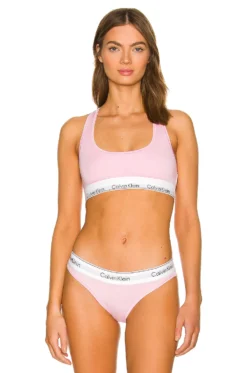 CALVIN KLEIN UNDERWEAR Unlined Bralette Pale Orchid