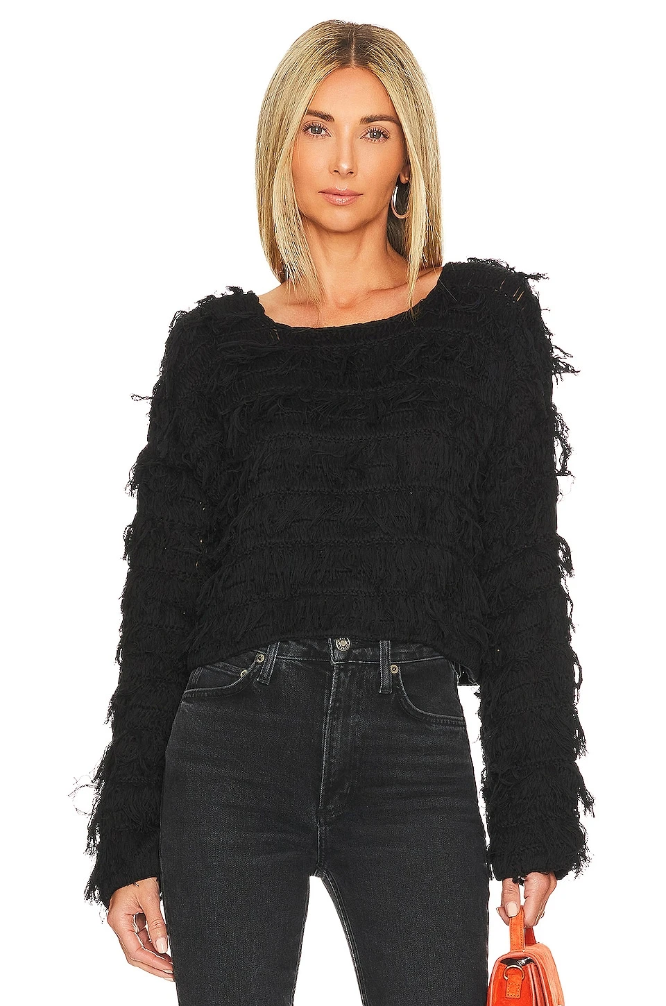 Fringe Sweater Black 1 Fringe Sweater Black