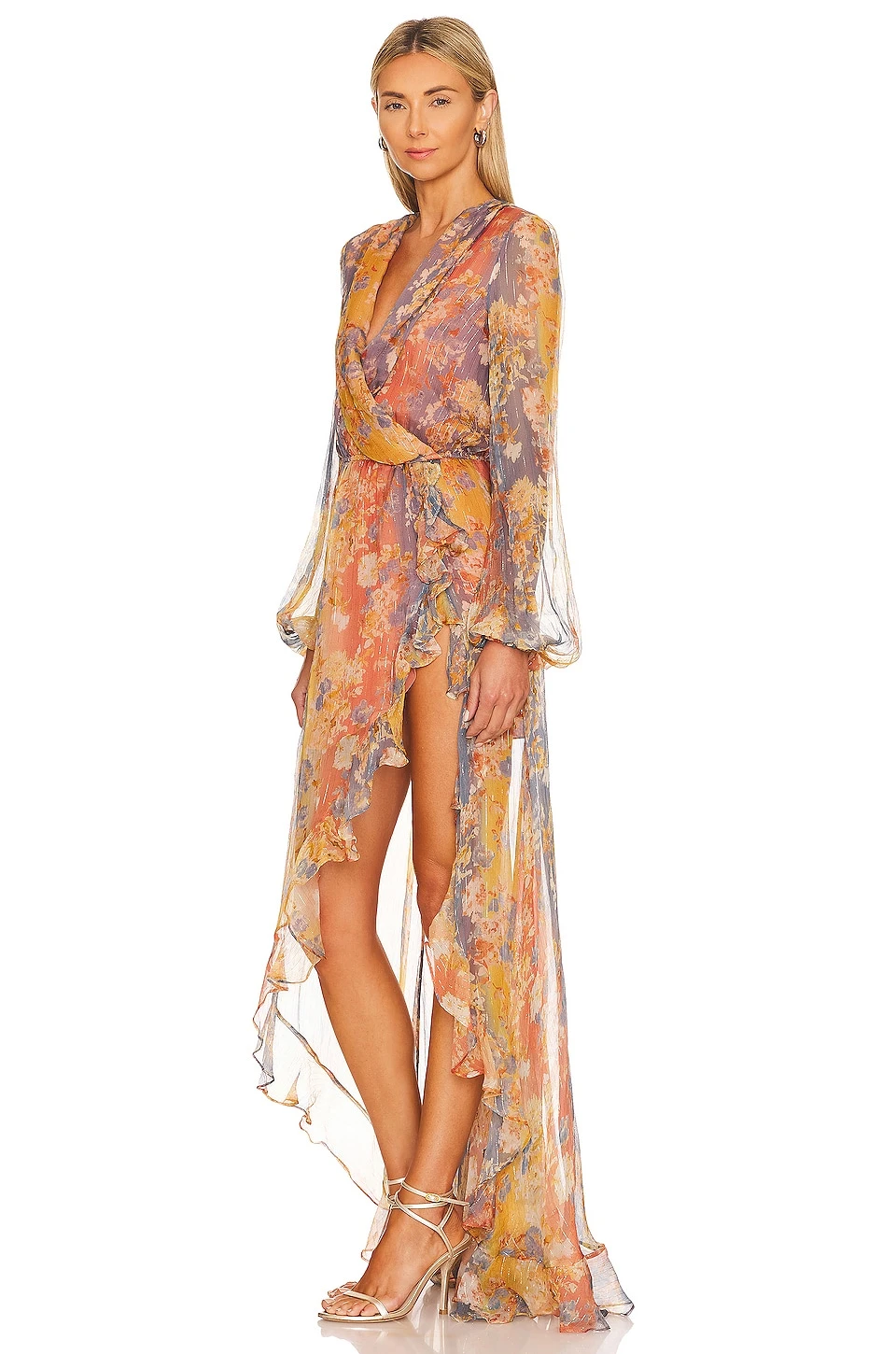 Vivian Gown Ombre Summer Floral 3 Vivian Gown Ombre Summer Floral - Image 3