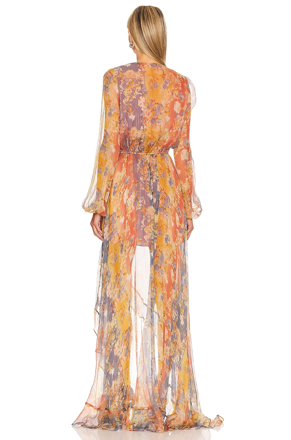 Vivian Gown Ombre Summer Floral 4 Vivian Gown Ombre Summer Floral - Image 4