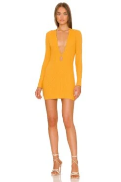 Agata Mini Dress Yellow