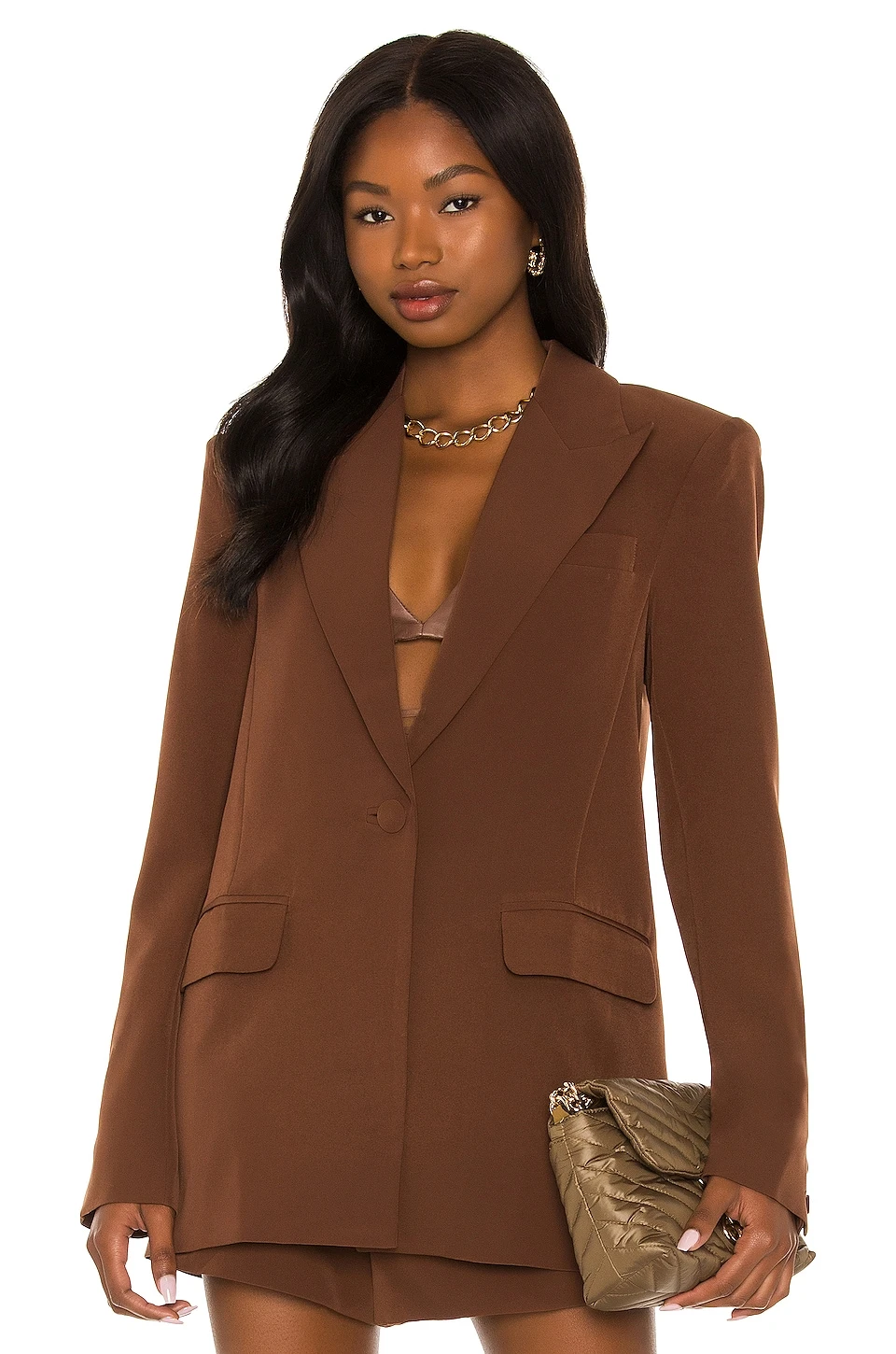 Morena Blazer Dark Chocolate 2 Morena Blazer Dark Chocolate - Image 2