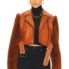 Florencia Moto Jacket Caramel