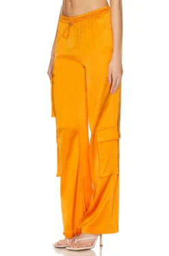 Barton Cargo Pant Apricot Orange -Fashion Clothing COEL WP110 V3