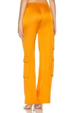 Barton Cargo Pant Apricot Orange -Fashion Clothing COEL WP110 V4
