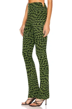 Seraphina Pants Black & Green -Fashion Clothing COEL WP81 V3
