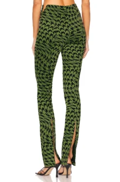 Seraphina Pants Black & Green -Fashion Clothing COEL WP81 V4