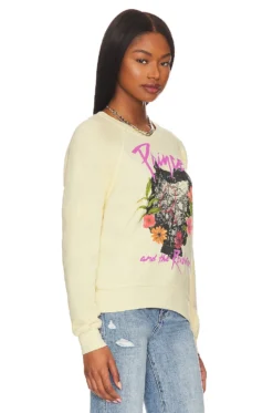 Prince And The Revolution Raglan Crew Yellow Fizz 7 Prince And The Revolution Raglan Crew Yellow Fizz -Fashion Clothing DDRE WK66 V3