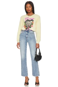 Prince And The Revolution Raglan Crew Yellow Fizz 9 Prince And The Revolution Raglan Crew Yellow Fizz -Fashion Clothing DDRE WK66 V5