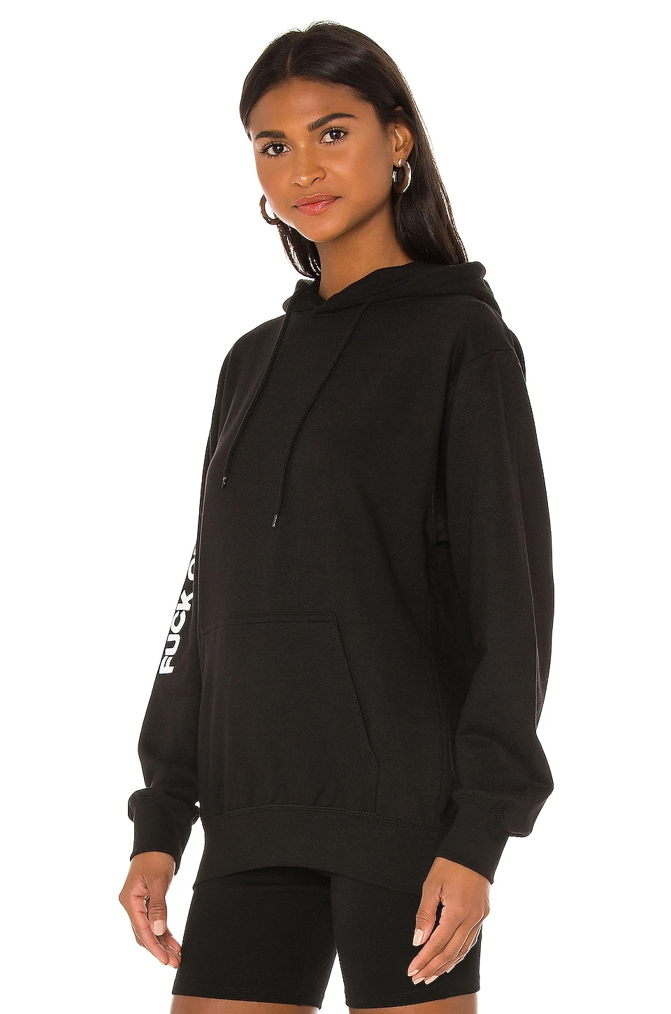 Fuck Off Oversized Hoodie Black 3 Fuck Off Oversized Hoodie Black - Image 3