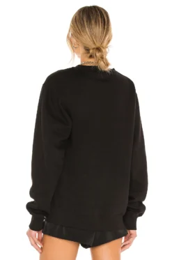 Hello I'm Late Sweatshirt Black -Fashion Clothing DEPT WK28 V3
