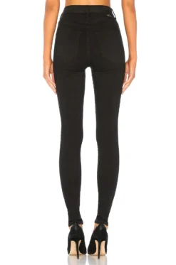 Dr. Denim High Waist Solitaire Jean Black -Fashion Clothing DRDR WJ24 V3