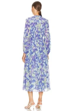 DIANE VON FURSTENBERG Link Dress Clouds Orchid -Fashion Clothing DVF WD470 V3