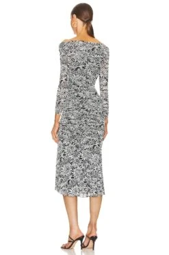 DIANE VON FURSTENBERG Ganesa Dress Anemone Ivory -Fashion Clothing DVF WD473 V3