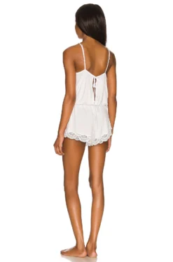 Eberjey Mariana The Dreamer Teddy White 5 Eberjey Mariana The Dreamer Teddy White -Fashion Clothing EBER WI1211 V3