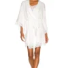 Eberjey Mariana The Mademoiselle Kimono Robe White