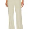 Eberjey Luxe Wide Leg Pant Botanical Zen Green