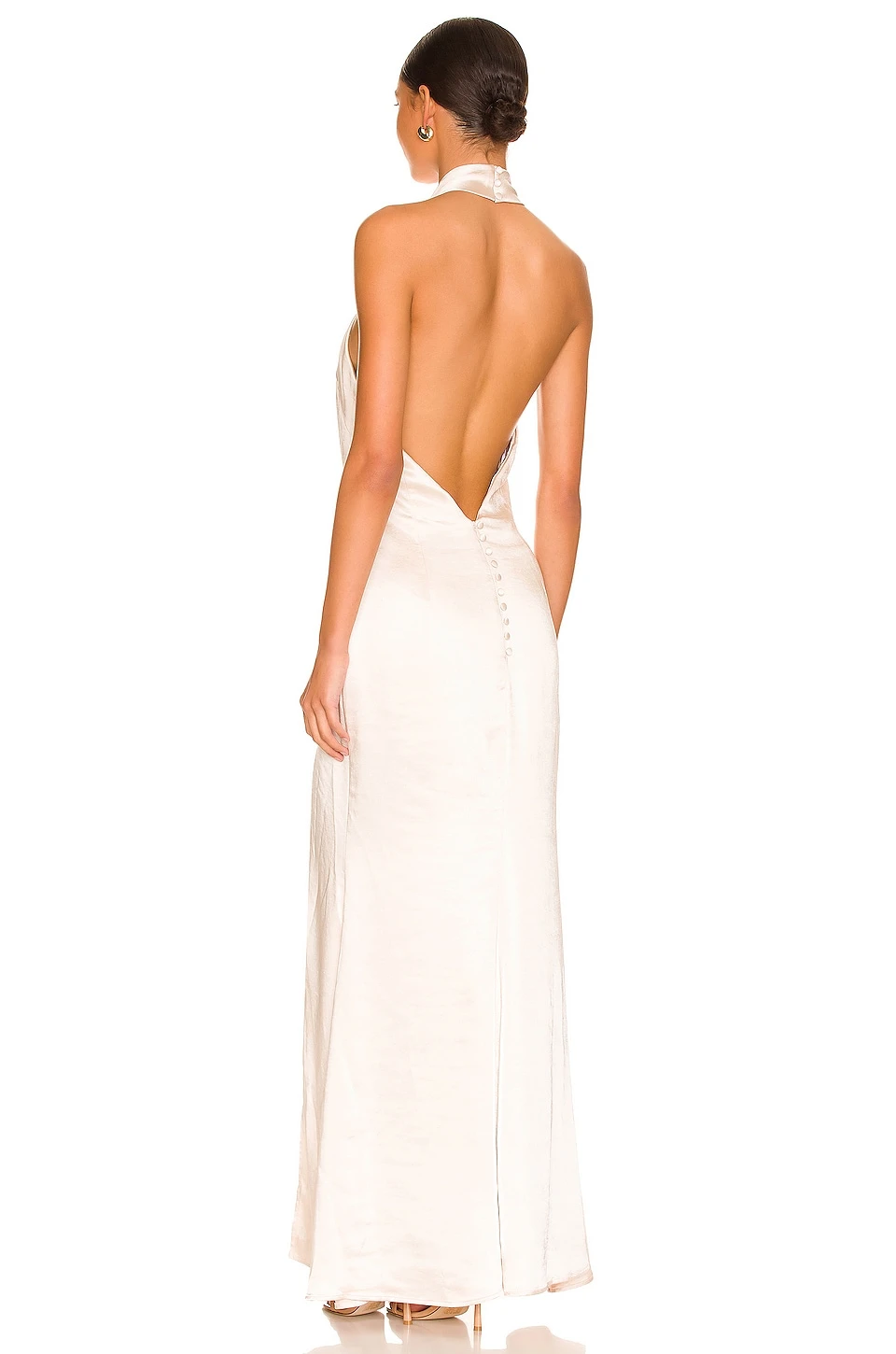 X REVOLVE Larina Maxi Dress Pearl 3 X REVOLVE Larina Maxi Dress Pearl - Image 3