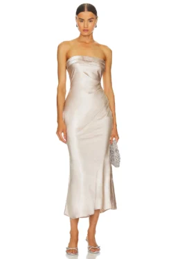 Hollywood Maxi Dress Champagne