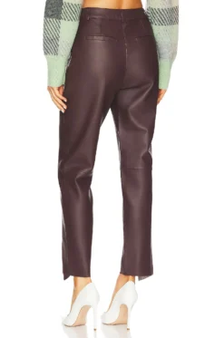 Blair Seamed Leather Pant Fig -Fashion Clothing ENAR WP7 V3