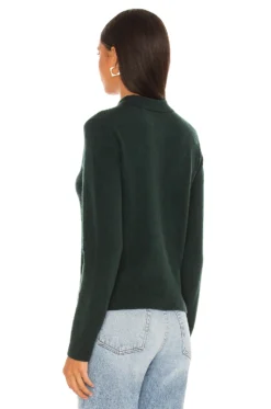 Equipment Madalyn Polo Sweater Green Gables -Fashion Clothing EQUI WK229 V3